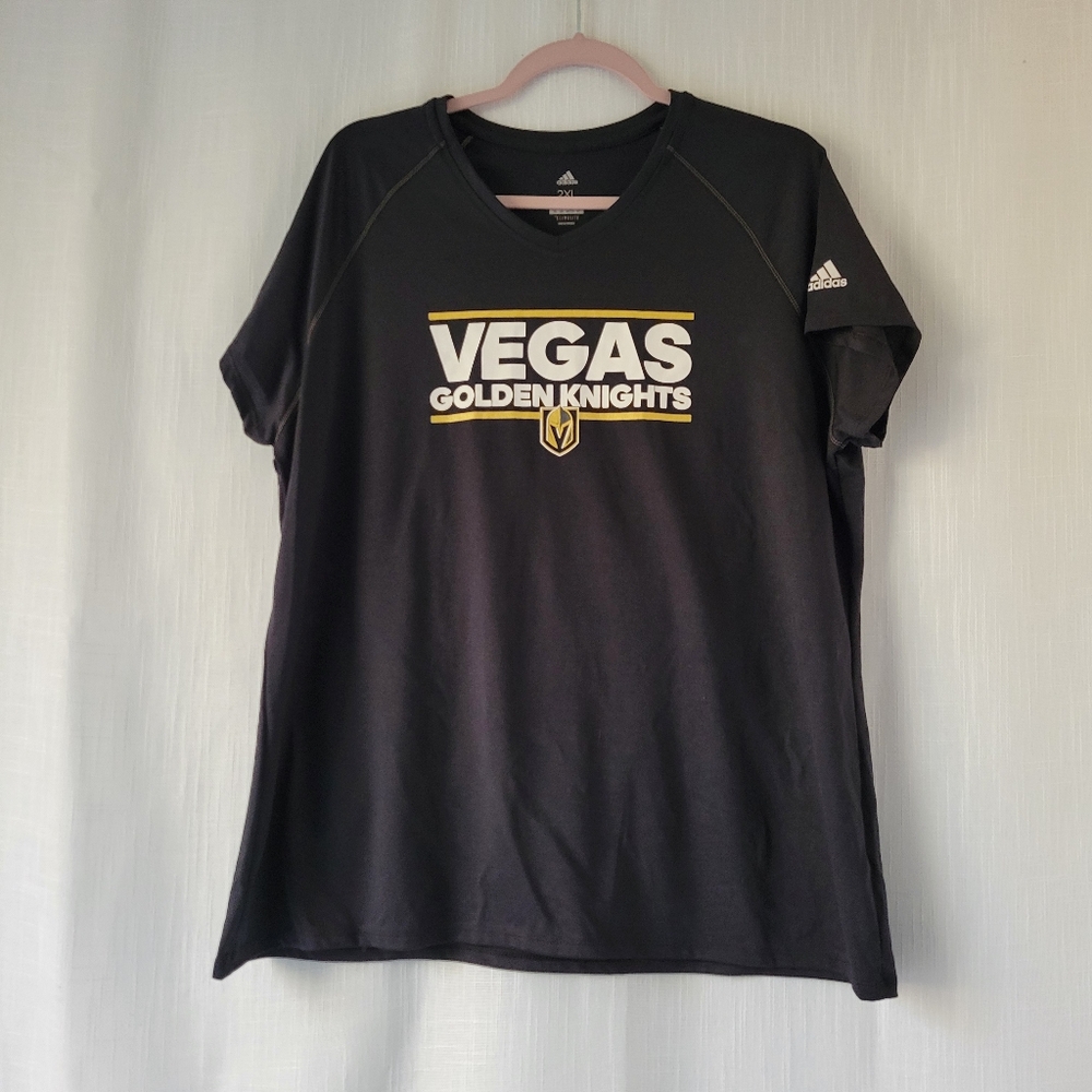 Adidas Vegas Golden Knights climalite women's short sleeve top size 2XL